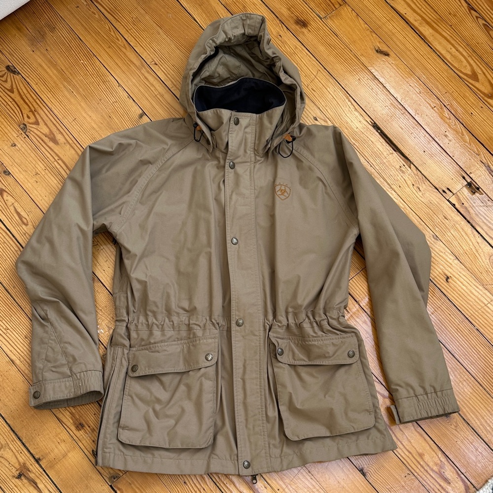 Ariat Womens Khaki Hooded Jacket M